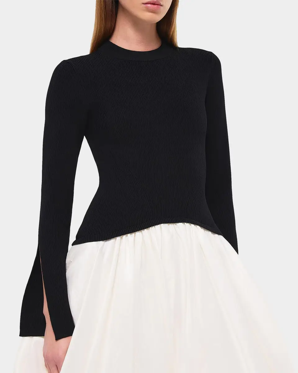 Simkhai Kenlie Long-Sleeve Bubble Midi Dress | Thumbnail 5 Simkhai Kenlie Long-Sleeve Bubble Midi Dress | Thumbnail 5