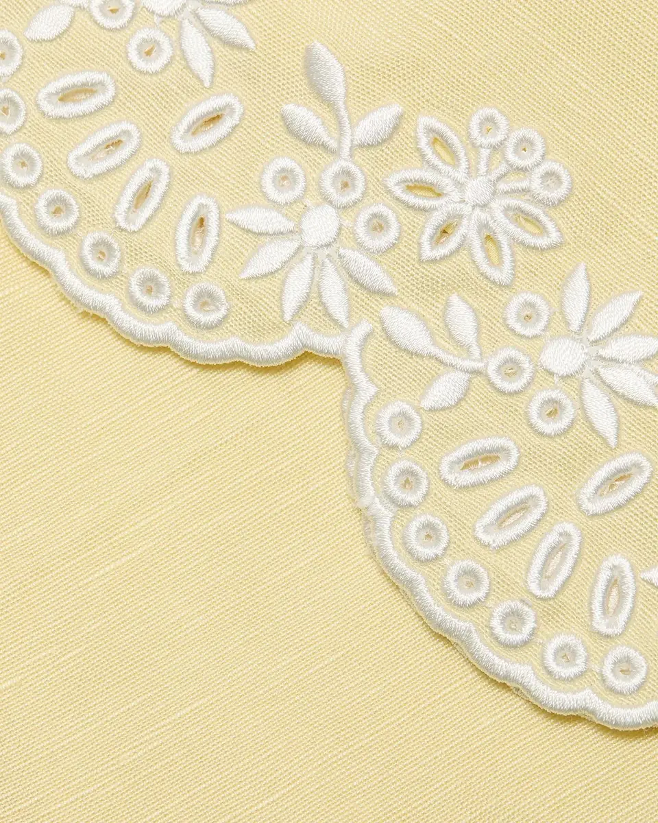 Simkhai Edena Embroidered Linen Mini Dress | Thumbnail 6 Simkhai Edena Embroidered Linen Mini Dress | Thumbnail 6