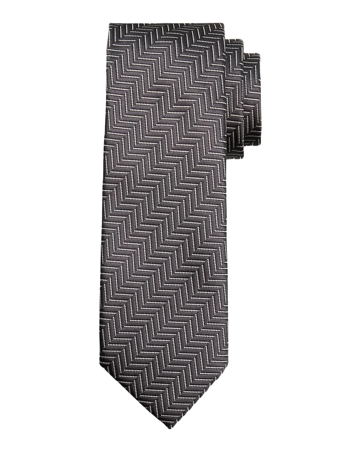 Tom Ford Men's Linen Polka Dot Tie