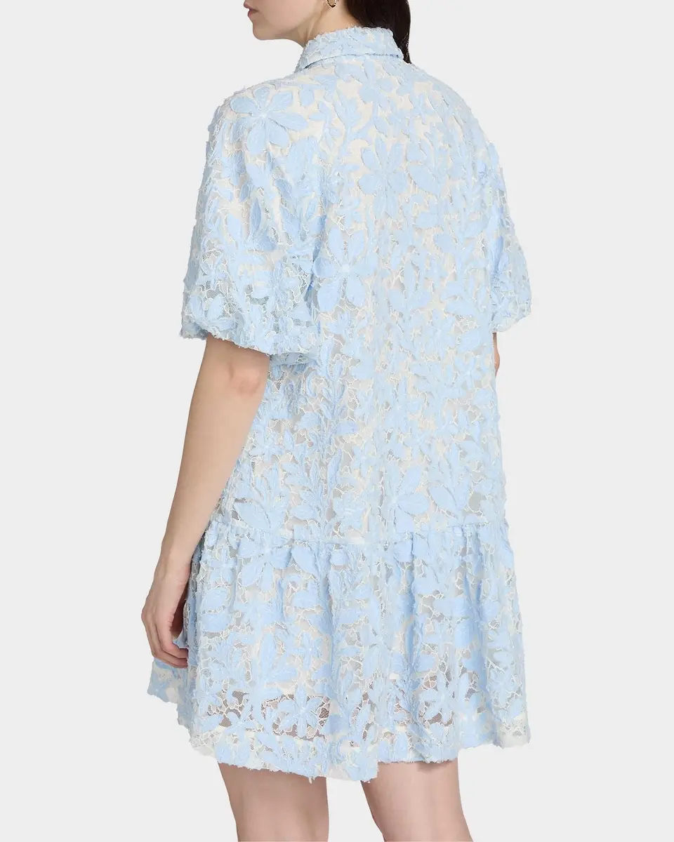 Simkhai Crissy Cotton Lace Mini Dress | Thumbnail 3 Simkhai Crissy Cotton Lace Mini Dress | Thumbnail 3