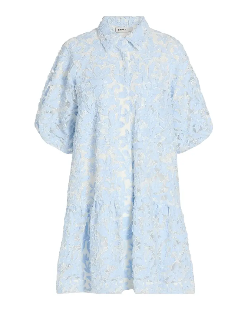 Crissy Cotton Lace Mini Dress Crissy Cotton Lace Mini Dress
