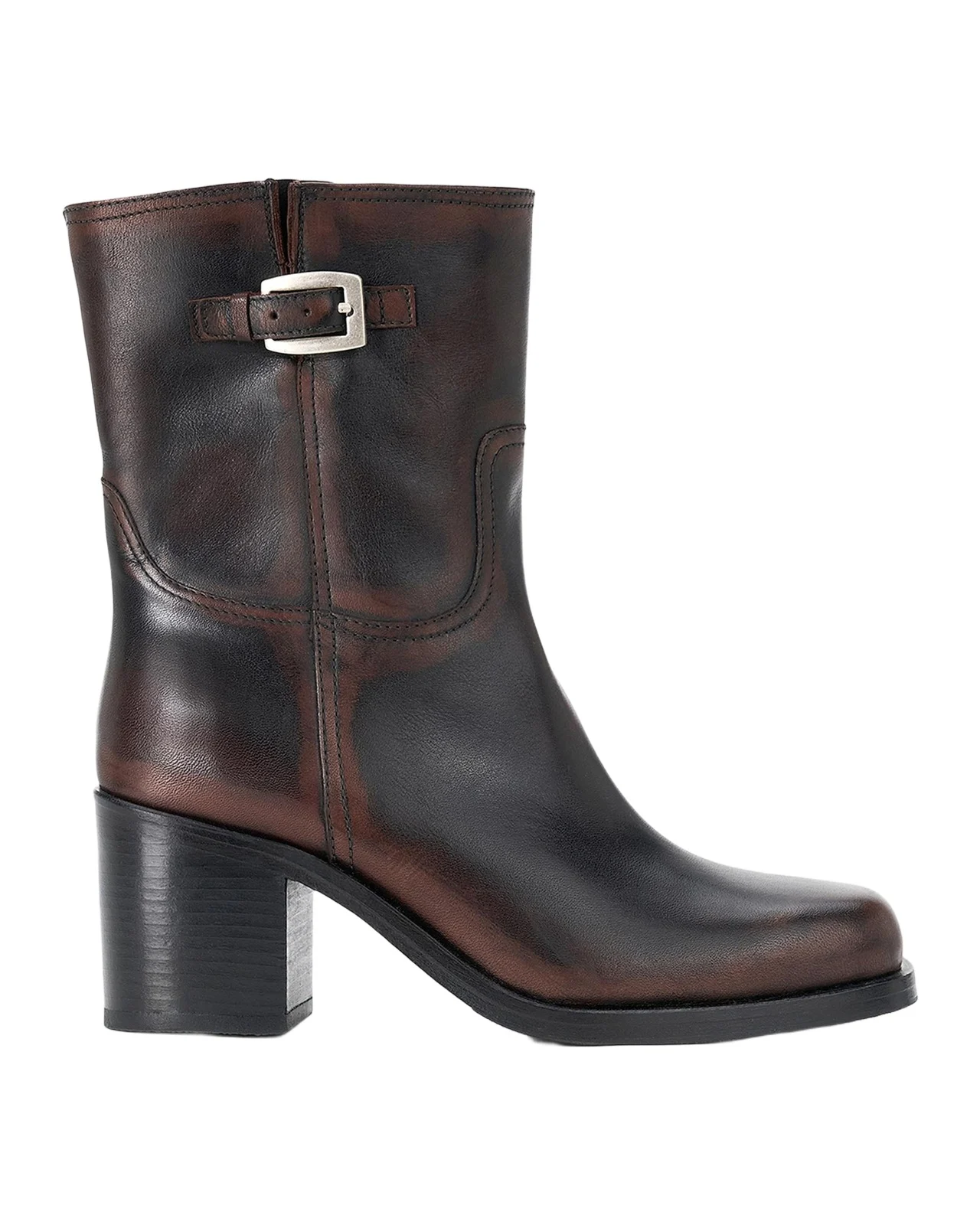 Brooklyn 75MM Leather Ankle Boots