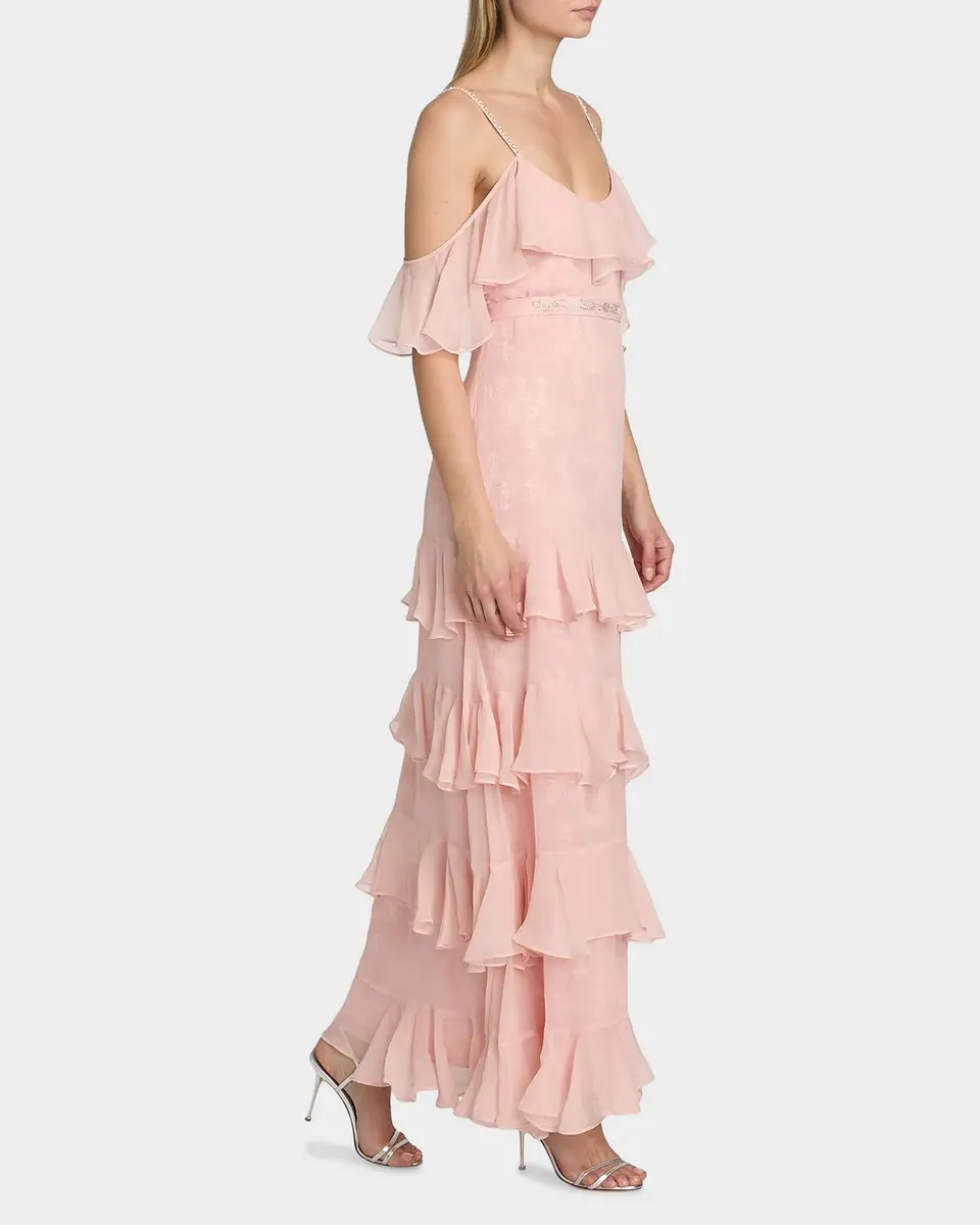 LoveShackFancy Laelia Rose-Print Ruffled Silk Maxi Dress | Thumbnail 4 LoveShackFancy Laelia Rose-Print Ruffled Silk Maxi Dress | Thumbnail 4
