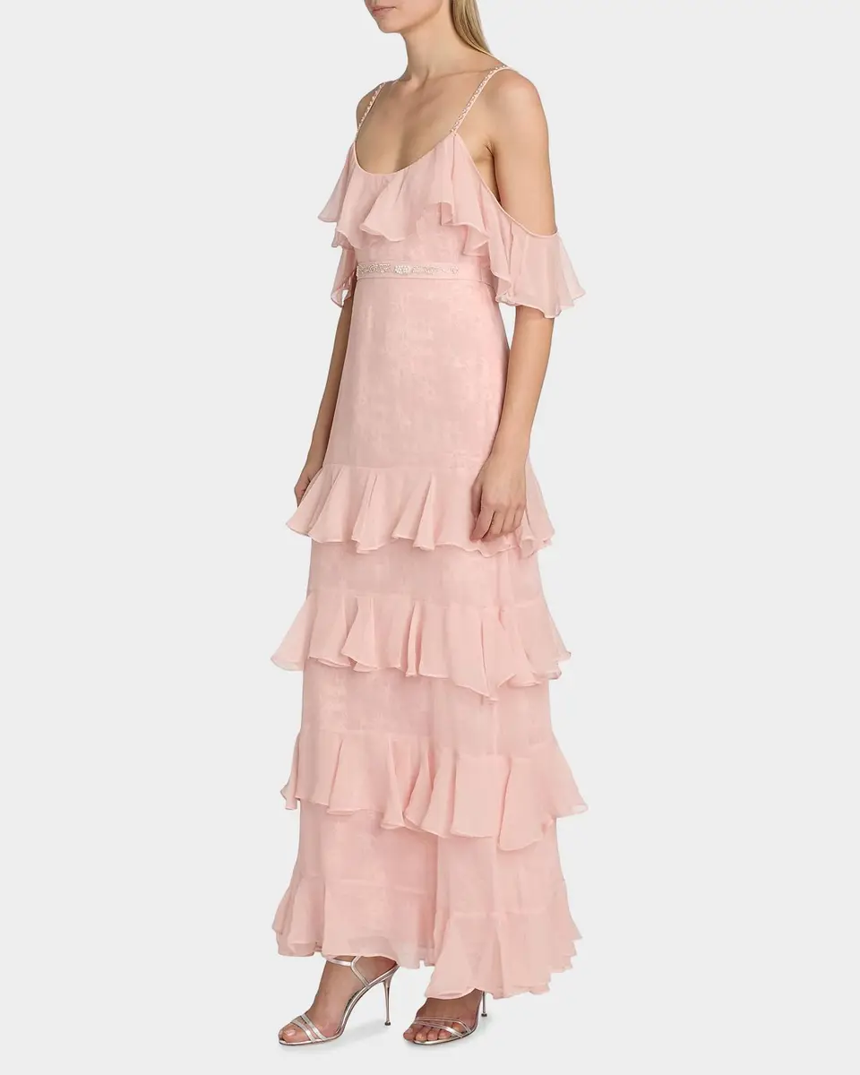 LoveShackFancy Laelia Rose-Print Ruffled Silk Maxi Dress | Thumbnail 7 LoveShackFancy Laelia Rose-Print Ruffled Silk Maxi Dress | Thumbnail 7