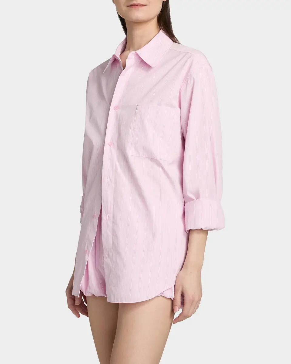 LoveShackFancy Hudley Striped Cotton Shirt | Thumbnail 7 LoveShackFancy Hudley Striped Cotton Shirt | Thumbnail 7