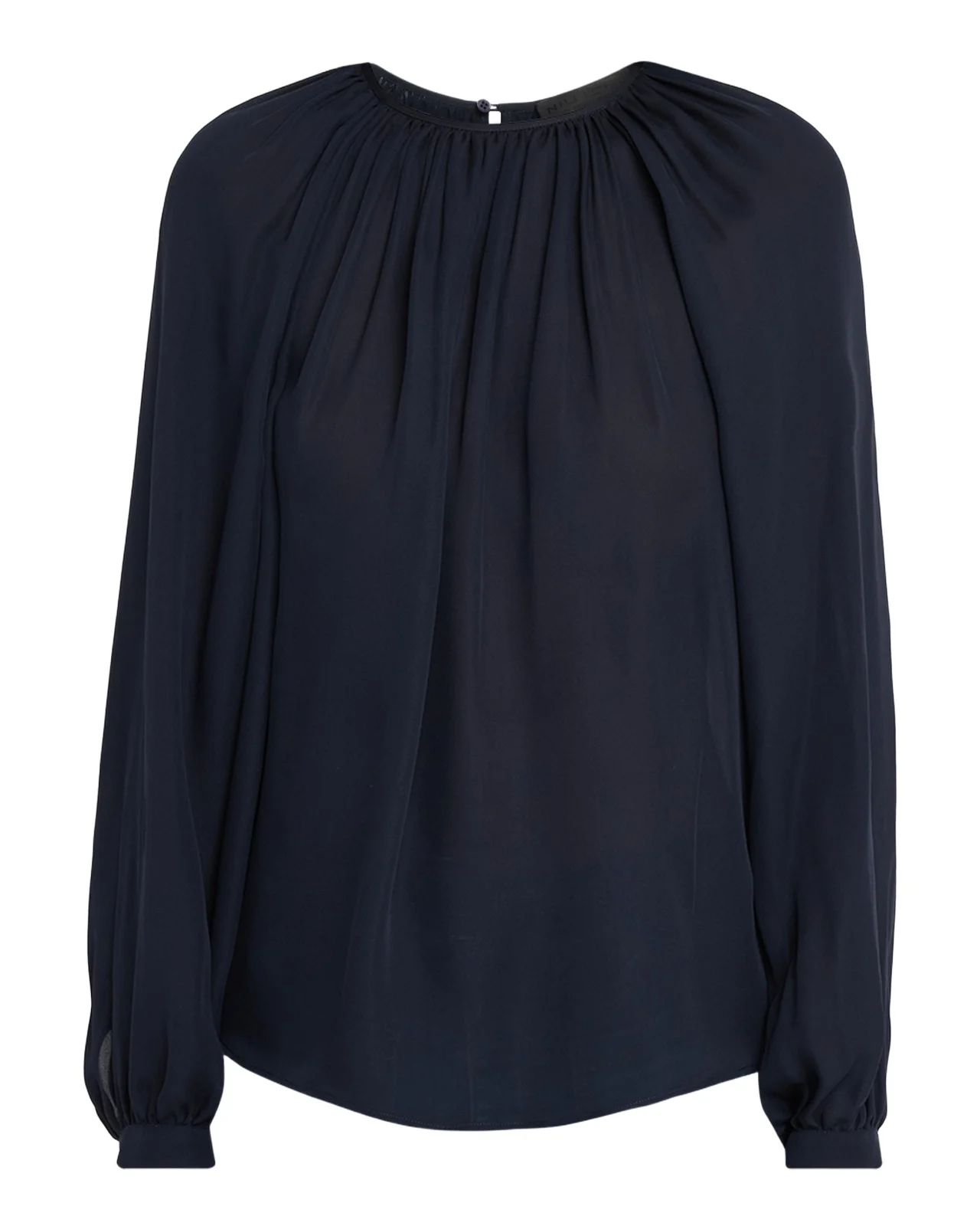 Saint Tropez Long-Sleeve Silk Top Saint Tropez Long-Sleeve Silk Top