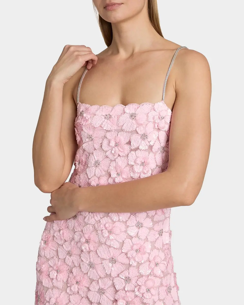 LoveShackFancy Aleria Floral-Sequin A-Line Minidress | Thumbnail 5 LoveShackFancy Aleria Floral-Sequin A-Line Minidress | Thumbnail 5