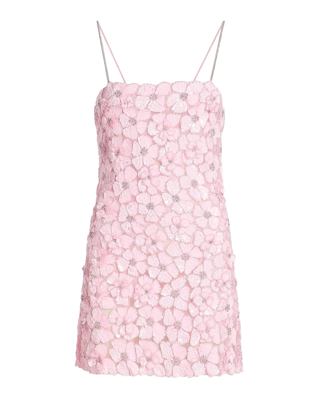 Aleria Floral-Sequin A-Line Minidress Aleria Floral-Sequin A-Line Minidress