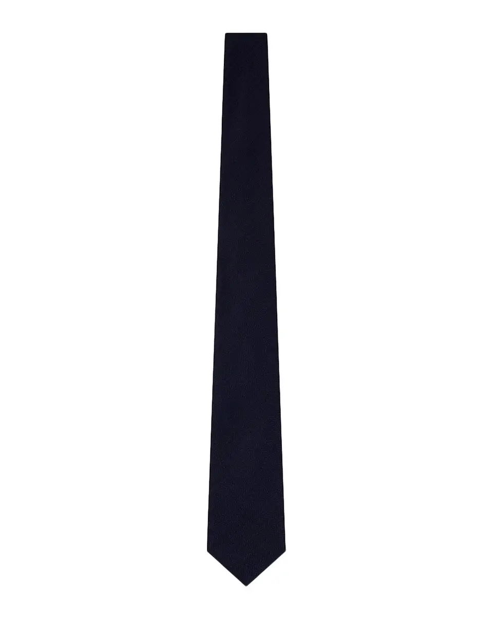 Emporio Armani Men's Chevron Jacquard Silk Tie | Thumbnail 3 Emporio Armani Men's Chevron Jacquard Silk Tie | Thumbnail 3