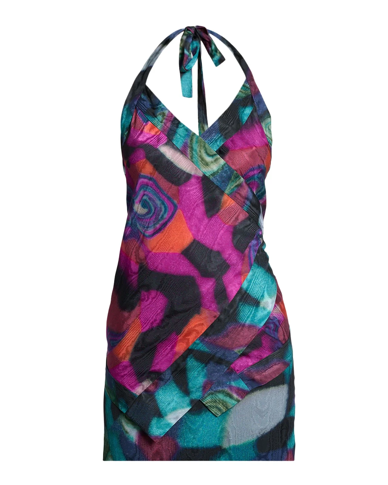 Halter Marble-Print Top Halter Marble-Print Top