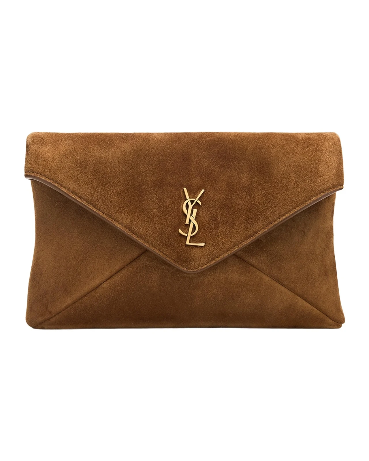 Saint Laurent YSL Envelope Bag on Chain in Suede