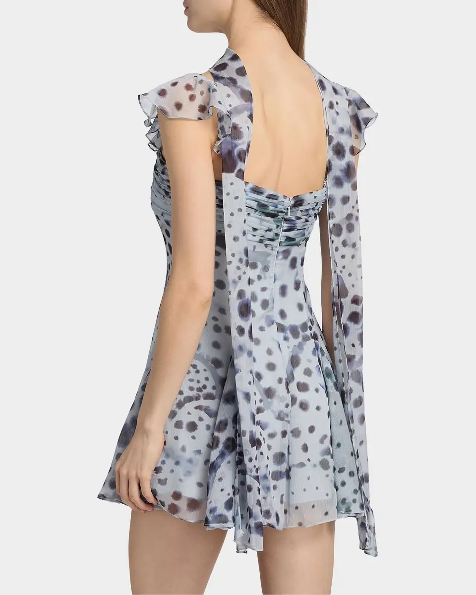 Amur Reverie Printed Mini Dress | Thumbnail 3