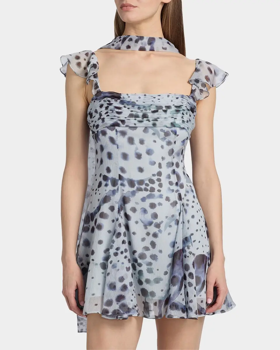 Amur Reverie Printed Mini Dress | Thumbnail 4