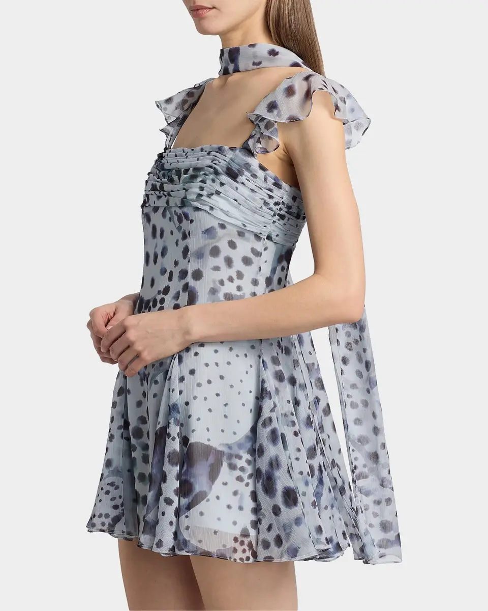 Amur Reverie Printed Mini Dress | Thumbnail 7