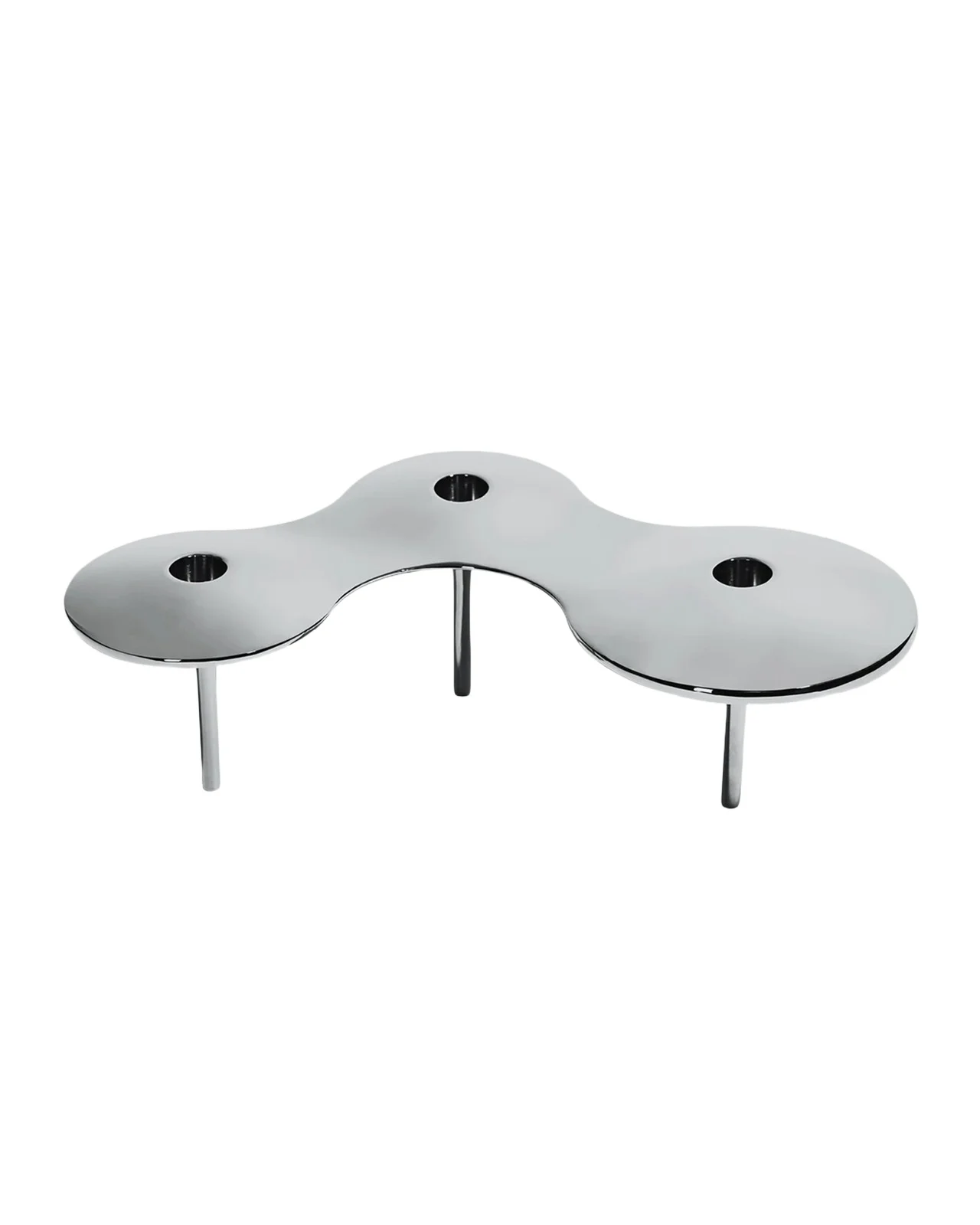 Zaha Hadid Design Cell Stainless Steel Triple Candle Holder