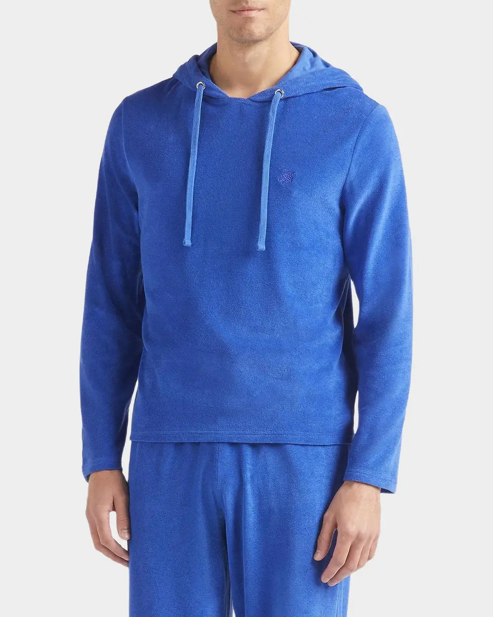Vilebrequin Men's Terry Cotton-Blend Hoodie | Thumbnail 4 Vilebrequin Men's Terry Cotton-Blend Hoodie | Thumbnail 4