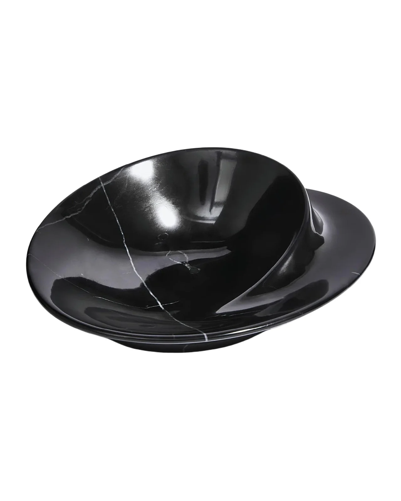 Zaha Hadid Design Swirl Marble Bowl, Small