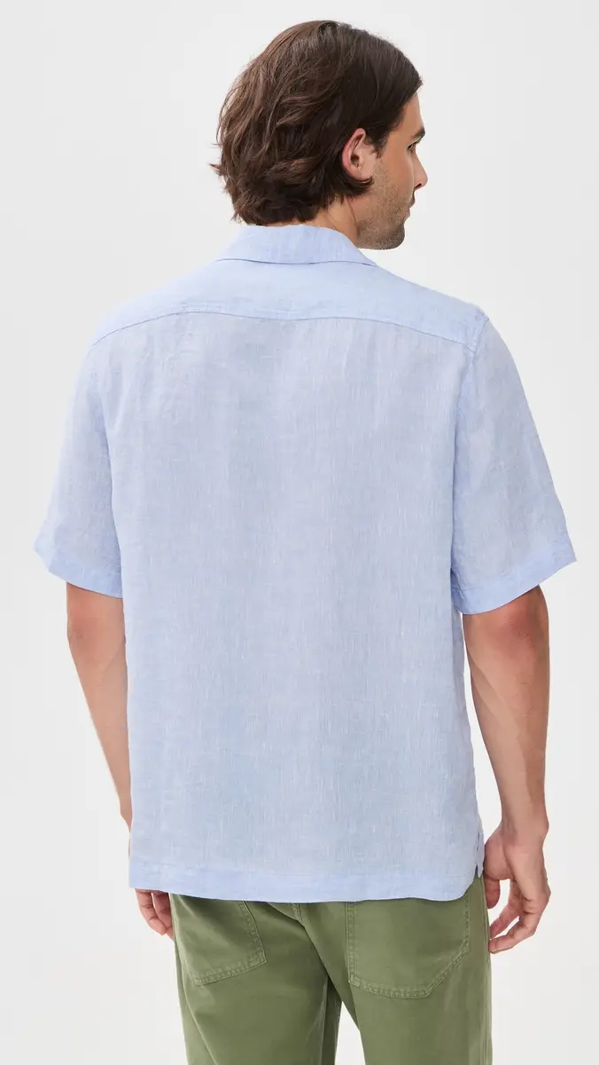 Frescobol Carioca Angelo Linen Shirt | Thumbnail 3