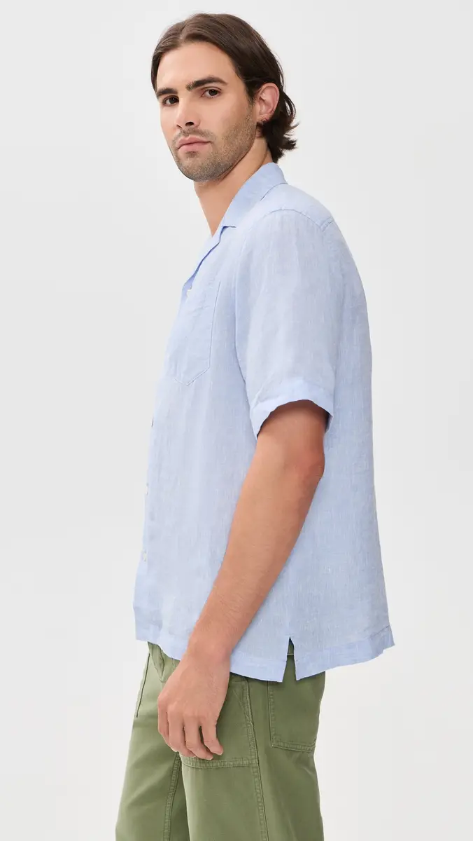 Frescobol Carioca Angelo Linen Shirt | Thumbnail 4