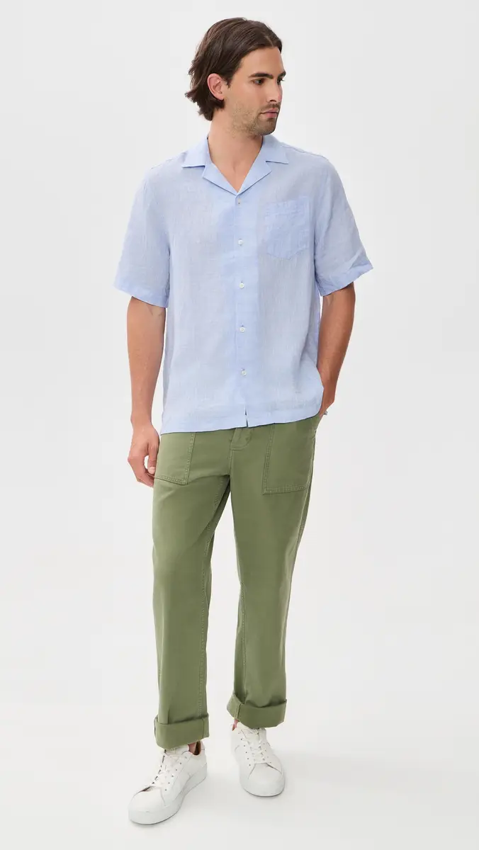 Frescobol Carioca Angelo Linen Shirt | Thumbnail 5