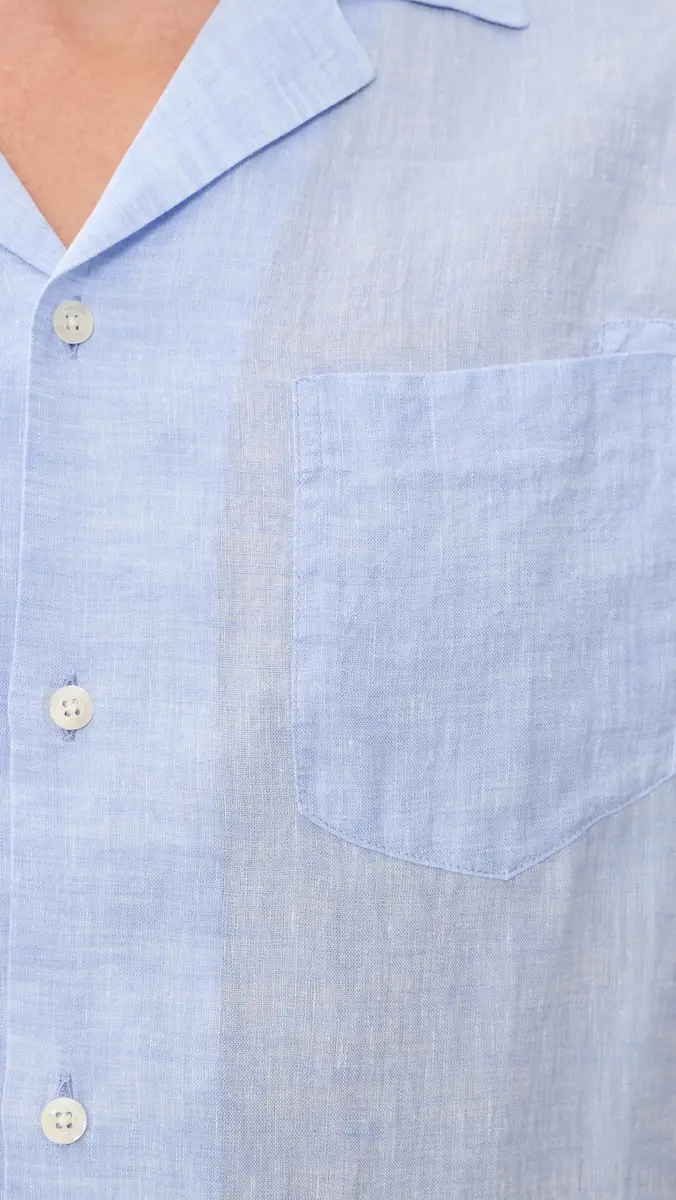 Frescobol Carioca Angelo Linen Shirt | Thumbnail 6