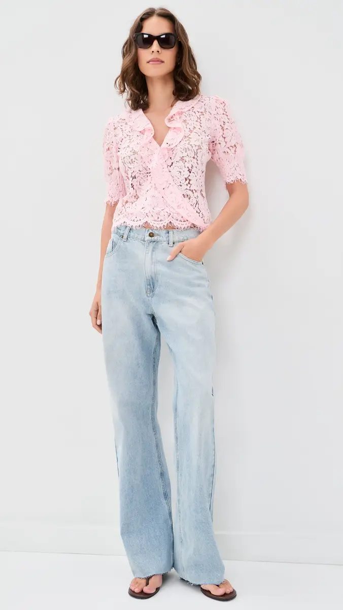 Generation Love Lulu Lace Cascade Blouse | Thumbnail 5 Generation Love Lulu Lace Cascade Blouse | Thumbnail 5