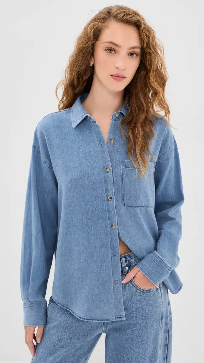 Z Supply Perfect Twill Button Up | Thumbnail 2