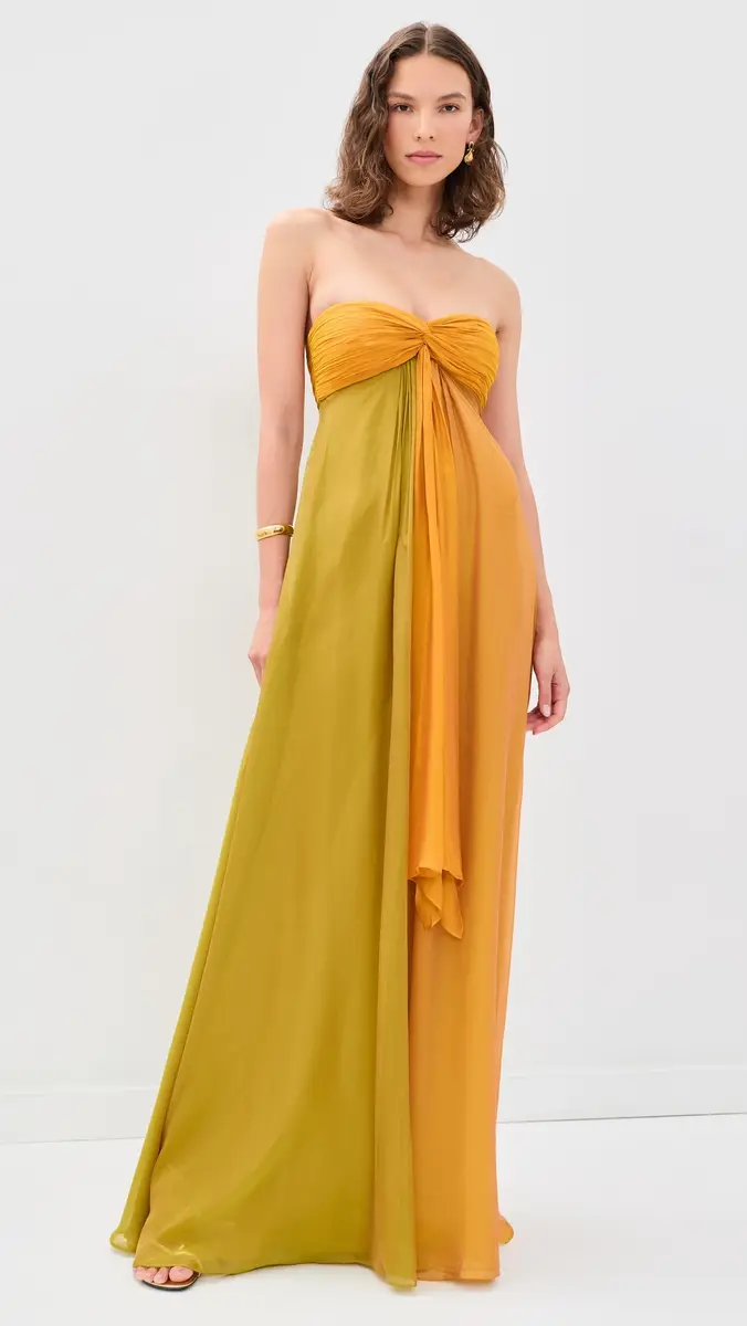Retrofête Lunaria Chiffon Maxi Dress | Thumbnail 2 Retrofête Lunaria Chiffon Maxi Dress | Thumbnail 2