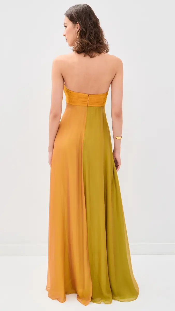 Retrofête Lunaria Chiffon Maxi Dress | Thumbnail 3 Retrofête Lunaria Chiffon Maxi Dress | Thumbnail 3