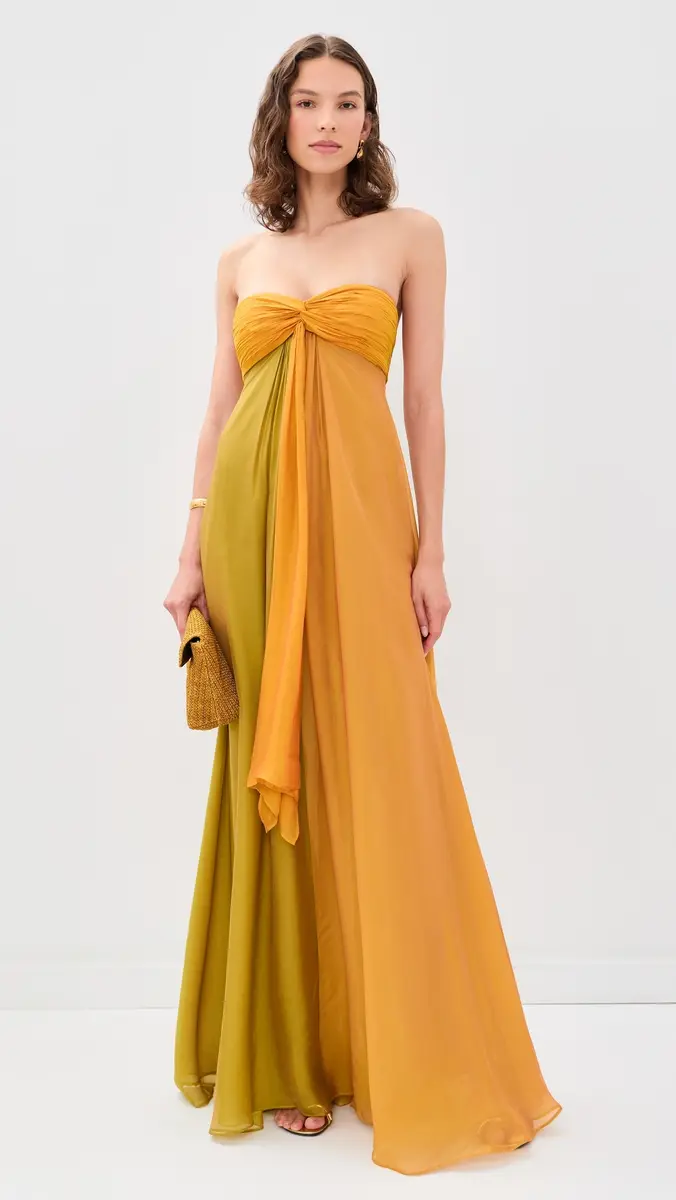 Retrofête Lunaria Chiffon Maxi Dress | Thumbnail 5 Retrofête Lunaria Chiffon Maxi Dress | Thumbnail 5