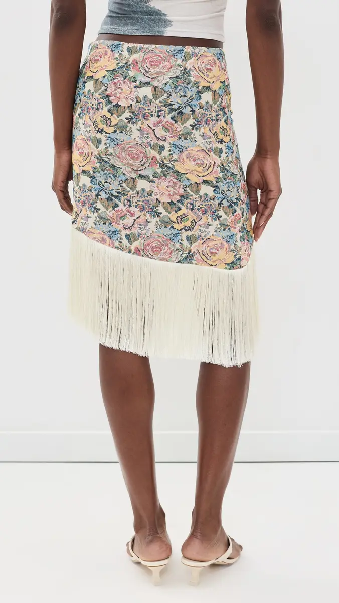 Yellow The Label Gretchen Jacquard Skirt | Thumbnail 3 Yellow The Label Gretchen Jacquard Skirt | Thumbnail 3