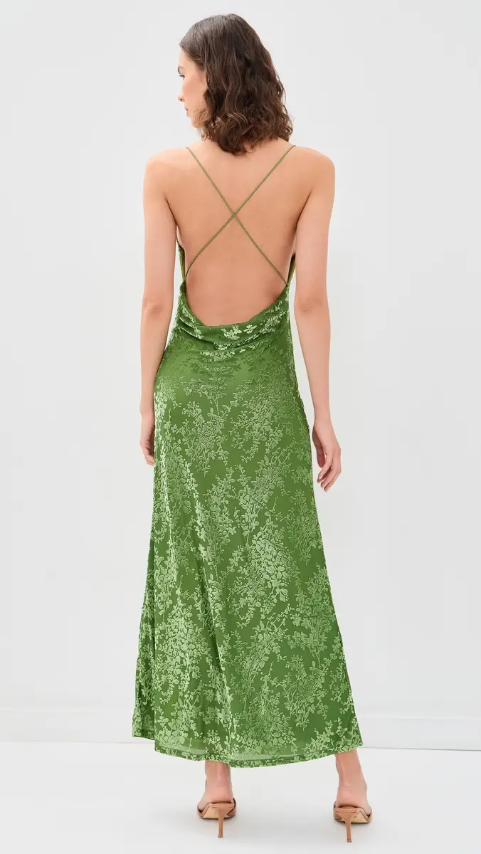 Runaway The Label Lyssa Cowl Cross Back Maxi Dress | Thumbnail 3 Runaway The Label Lyssa Cowl Cross Back Maxi Dress | Thumbnail 3