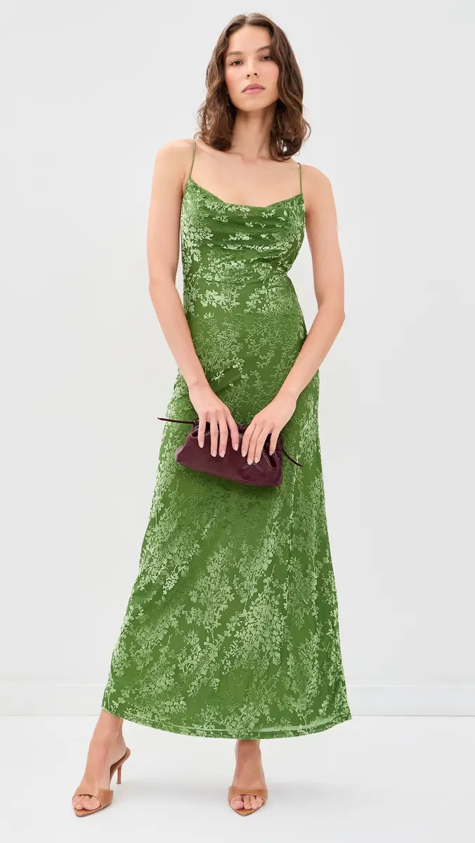 Runaway The Label Lyssa Cowl Cross Back Maxi Dress | Thumbnail 5 Runaway The Label Lyssa Cowl Cross Back Maxi Dress | Thumbnail 5