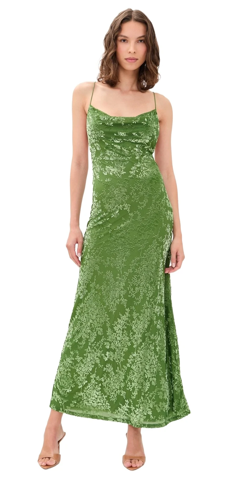 Runaway The Label Lyssa Cowl Cross Back Maxi Dress