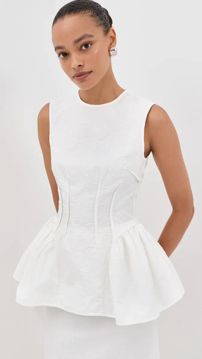 Cecilie Bahnsen Daimi Top | Thumbnail 2