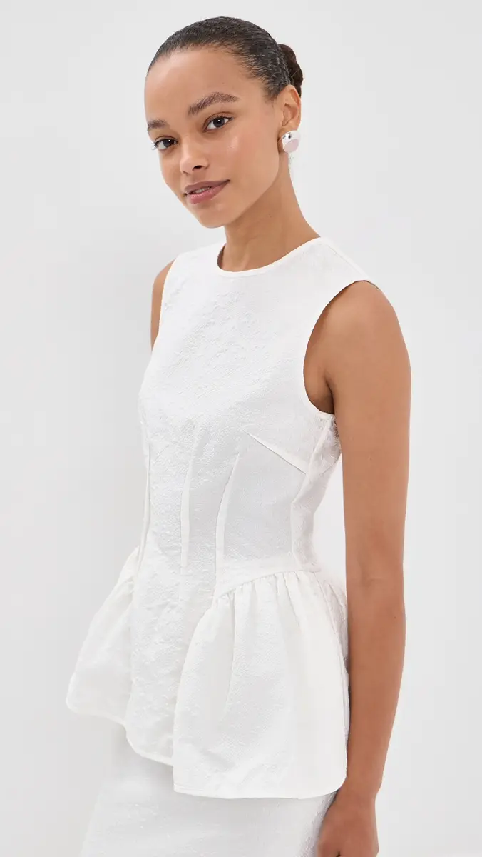 Cecilie Bahnsen Daimi Top | Thumbnail 4