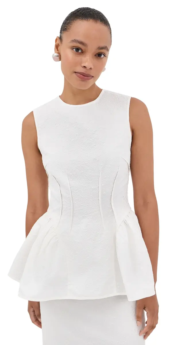Cecilie Bahnsen Daimi Top White 6 | Image 1 Cecilie Bahnsen Daimi Top White 6 | Image 1