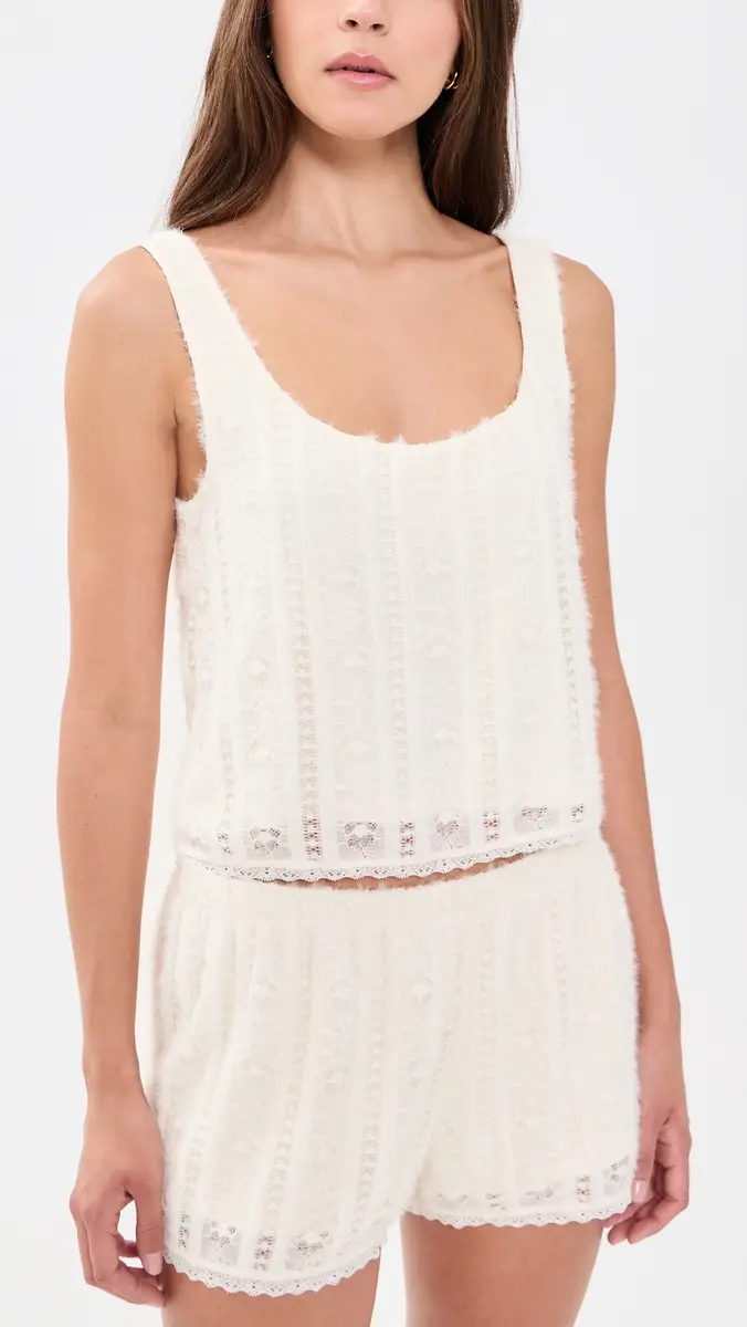 Z Supply Ella Lace Tank Top | Thumbnail 2 Z Supply Ella Lace Tank Top | Thumbnail 2