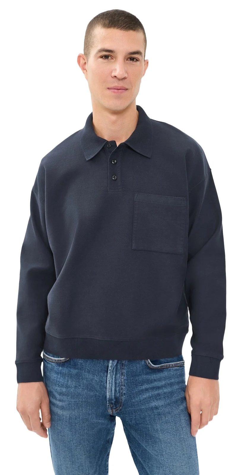 French Terry Rugby Polo French Terry Rugby Polo