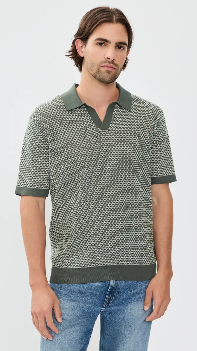 Madewell Short Sleeve Stitch Polo | Thumbnail 2 Madewell Short Sleeve Stitch Polo | Thumbnail 2