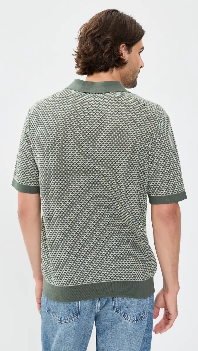 Madewell Short Sleeve Stitch Polo | Thumbnail 3 Madewell Short Sleeve Stitch Polo | Thumbnail 3
