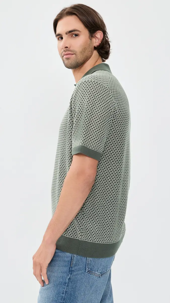 Madewell Short Sleeve Stitch Polo | Thumbnail 4 Madewell Short Sleeve Stitch Polo | Thumbnail 4