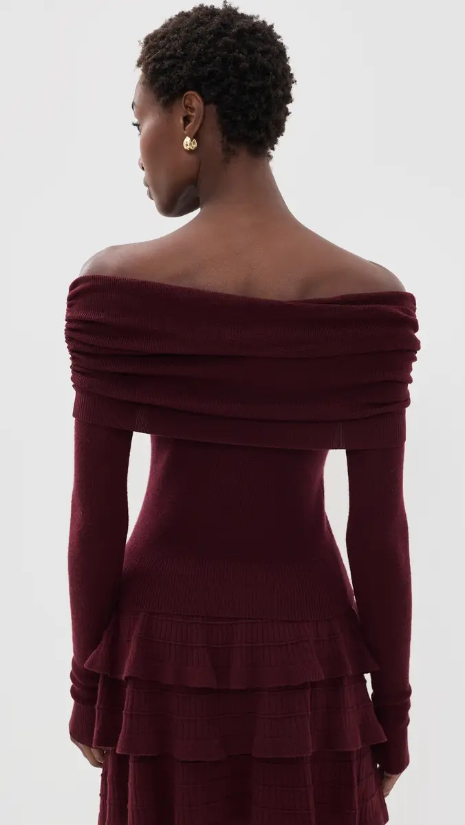susana monaco Light Merino Off Shoulder Sweater | Thumbnail 3 susana monaco Light Merino Off Shoulder Sweater | Thumbnail 3