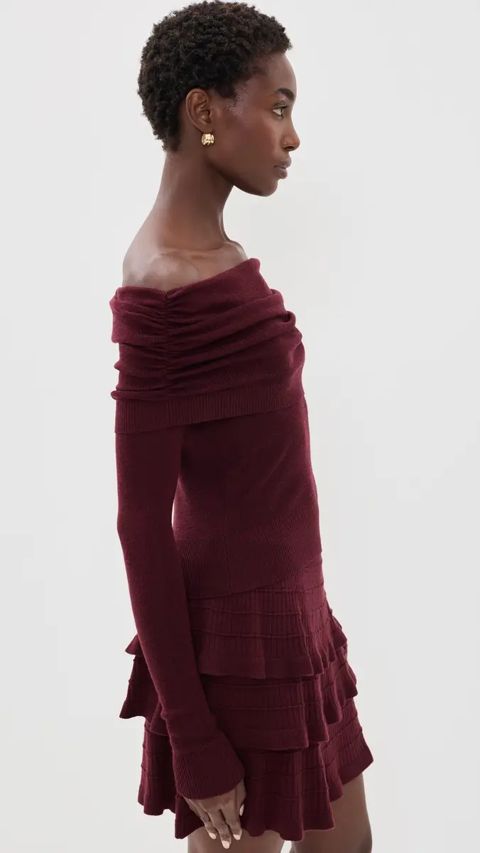 susana monaco Light Merino Off Shoulder Sweater | Thumbnail 4 susana monaco Light Merino Off Shoulder Sweater | Thumbnail 4