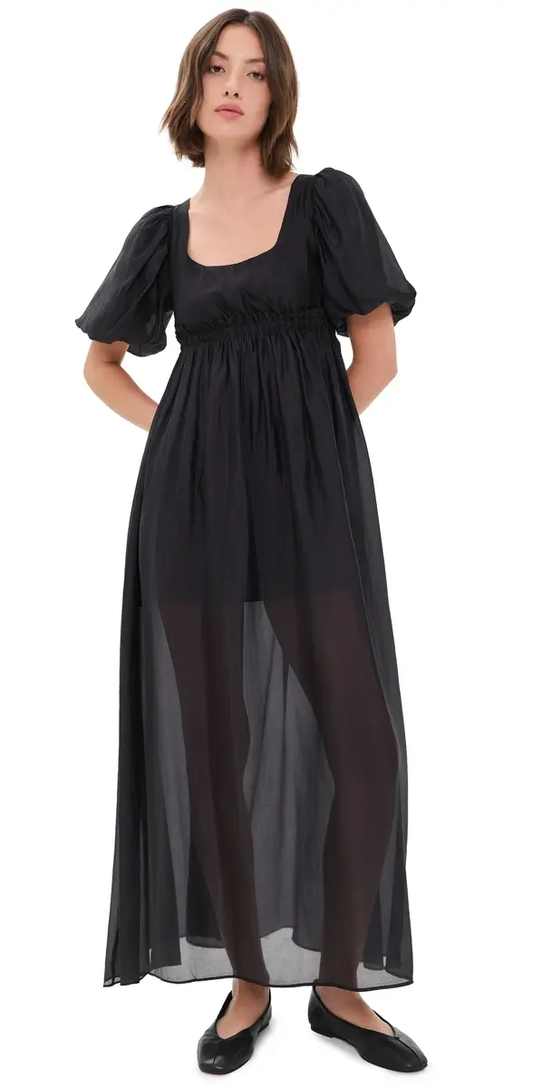 The Garment Gilian Vintage Gown Black | Image 1 The Garment Gilian Vintage Gown Black | Image 1