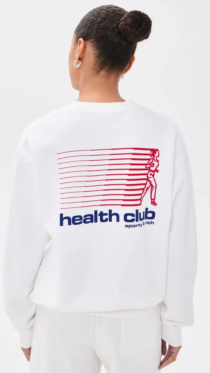 Sporty & Rich Bold Health Sweatshirt | Thumbnail 3 Sporty & Rich Bold Health Sweatshirt | Thumbnail 3