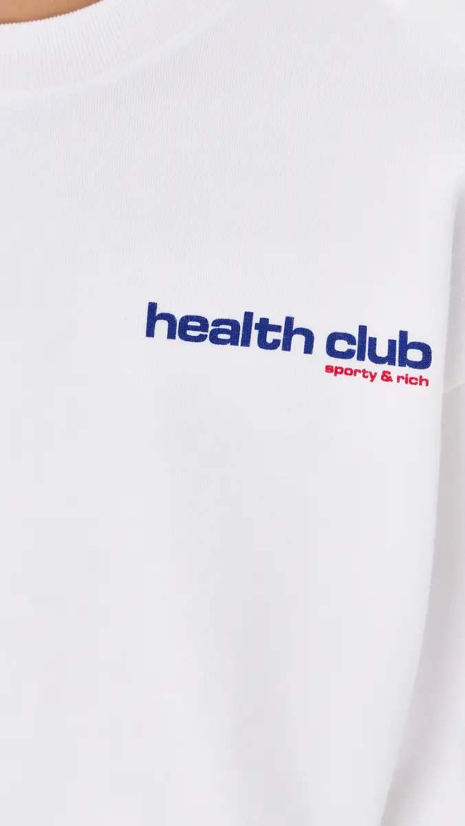 Sporty & Rich Bold Health Sweatshirt | Thumbnail 6 Sporty & Rich Bold Health Sweatshirt | Thumbnail 6