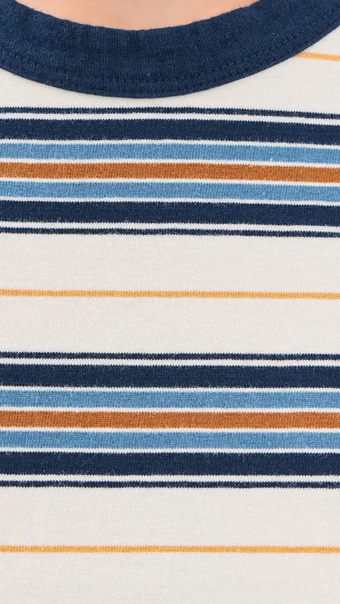 Madewell The Perfect Crewneck Tee in Allday Jersey Blue Stripe | Thumbnail 6 Madewell The Perfect Crewneck Tee in Allday Jersey Blue Stripe | Thumbnail 6