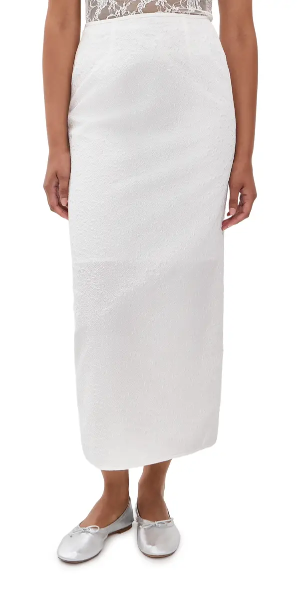 Cecilie Bahnsen Uka Skirt White | Image 1 Cecilie Bahnsen Uka Skirt White | Image 1