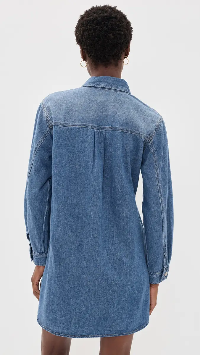 Z Supply Lucie Denim Mini Shirt Dress | Thumbnail 3
